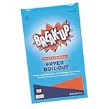 Diversey CBD991209 Break-Up Professional Fryer Boil-Out, Food Grade Degreaser & Cleans Deep Fryers, Kettles, Grates & More, Citrus Scent, Concentrate Liquid, 2-Ounce Packet