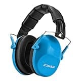 ZOHAN 032 Kids Noise Cancelling Headphones - 25dB NRR Kids Ear Protection, Hearing Protection Safety Ear Muffs for School Monster Truck Fireworks Traveling Studying Concerts Autism - Blue