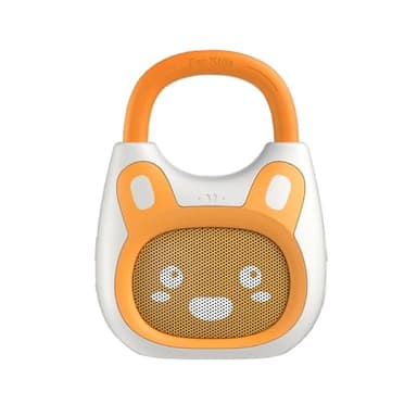 alilo Pocket Bunny Portable Kids Music Player, Musical Toys for Toddlers, Preloaded 120+ Stories/Music/Lullabies/White Noise,High Fidelity Sound Travel Bluetooth Speaker (with Strap and Ring)
