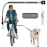 Petbetf Dog Bike Leash -Dog Hands Free Leas | Dog Bike Attachment | Bike Dog Leash Attachment | with Quick Connect Mechanism | Safety Fit for Outdoor | Easy to Installation and Removal (Black)