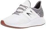 New Balance Women's Fresh Foam Roav V1 Sneaker, Nb White/Black, 7.5 W US