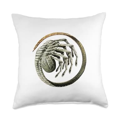 Aliens Xenomorph Facehugger Throw Pillow