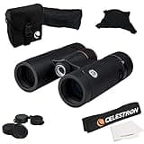 Celestron – TrailSeeker ED 8x32 Binoculars – Extra-Low Dispersion Glass – Perfect for Birdwatching and Outdoor Activities – Fully Broadband Multi-Coated Optics – BaK4 Roof Prism