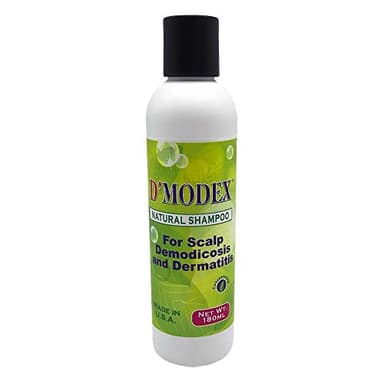D'MODEX Shampoo For Thinning Hair, Dandruff, Itching Head, Scalp Demodicosis, Dermatitis, Hair Loss, Demodex - 6.0 oz