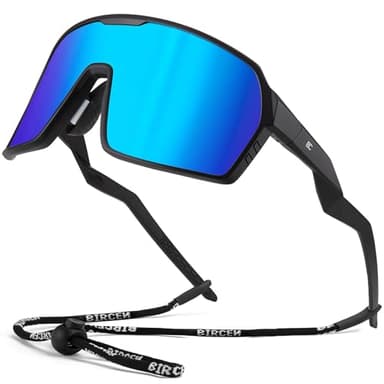 BIRCEN Polarized Baseball Sunglasses for Sports: TR90 Lightweight Running Sunglasses Cycling Glasses for Outdoor Runners MTB