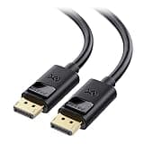 Cable Matters 4K DisplayPort to DisplayPort Cable - 10ft, Supports up to 4K@60Hz, 2K@144Hz, Male to Male Computer Monitor Cable, DP Cord, Black
