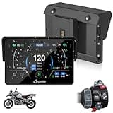 2025 CARPURIDE W502BS PRO for BMW Motorcycle CarPlay & Android Auto Dual Bluetooth, 5" Waterproof GPS Navigation Screen, Data Reading, Native Wonder, TPMS, Light Sensor, Music Sharing, Intercom