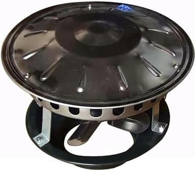 BTURYT Chimney Exhaust Fan, Smoke Evacuator, Roof Induced Draft Inducer, Stainless Steel Fireplace Fan