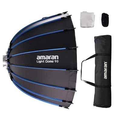 Aputure Light Dome Amaran Softbox 90cm (3ft) Large Circular Bowens Mount with Honeycomb Grid