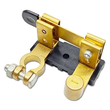 12V 24V Quick Battery Disconnect Switch - 250A Knife Blade Battery Kill Switch for Car Marine RV Pickups Boat ATV, Top Post Batteries Cut Off Switch,Power Isolator Shutoff Switches (Negative,Vertical)