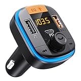 Bluetooth FM Transmitter for Car - BAISHUN Bluetooth 5.0 Adapter PD20W+QC3.0 Cigarette Lighter Radio Receiver Music Player Car Charger Supports Hands-Free Call Siri Google Assistant