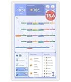Cozyla 15.6'' Digital Calendar Wall Touch Screen Chore Chart to Do List Notepad Smart Electronic Calendar for Family Meal Planner Android Tablet Support All Google Play Apps w/Stand Wall Mount White