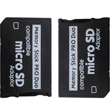 Funturbo PSP Memory Stick Adapter, Micro SD to Memory Stick PRO Duo MagicGate Card for Sony PlayStation Portable, Camera, Handycam