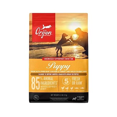 ORIJEN Grain Free High Protein Dry Dog Food Puppy Recipe 4.5lb Bag