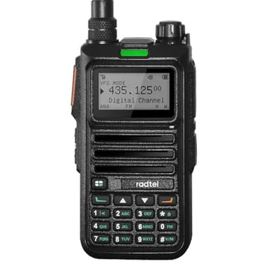 Radtel RT-4D DMR Radio 1024 Channels Walkie Talkie, Dual Band Dual Mode Analog/Digital Two Way Radio, Dual Time Slot Tier 1+2, Ham Radio UHF VHF Spectrum