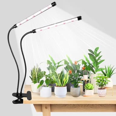EWPJDK Grow Light 6500K Full Spectrum Plant Grow Lights 84 LED Plant Light with Clip Grow Lamp for Indoor Plants Growing Lamps（1PCS）