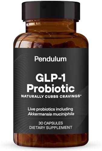 Pendulum GLP-1 Probiotic – Supports Appetite Control and Craving Management, Naturally | Improves Regularity & Gut Health with Akkermansia & Other Strains (30 Capsules)