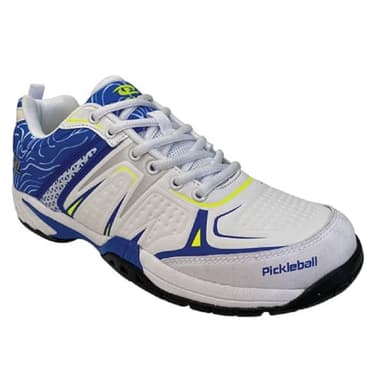 Acacia DINKSHOT II Pickleball Shoes, White/Royal- Mens 6.5 /Womens 8.0