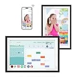Changing 10.1" Smart Digital Calendar F10s丨Touchscreen Digital Picture Frame丨Chore Chart丨Google Calendar&Smart HomeHub&VoiceAssistant&PortableTV&MusicSpeaker丨Smart display丨Gift For Family(White&Black)