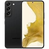 Samsung Galaxy S22 Smartphone, Factory Unlocked Android Cell Phone, 128GB, 8K Camera & Video, Brightest Display, Long Battery Life, Fast 4nm Processor, US Version, Phantom Black (Renewed)