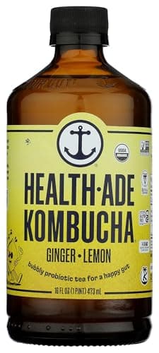 Health Ade, Kombucha Ginger Lemon Organic, 16 Fl Oz