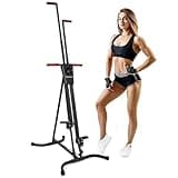 Folded Climbing Cardio Exercise Equipment Vertical Climber Machine Home Gym,Mountain Folded Workout Climbing Stair 350 lbs Weight Capacity 5 Height Adjustable