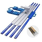 Bull Float Aluminum Magnesium Alloy Concrete Float 48"x8" Round End Board Kit trowel Tool Cement Tools Float Bracket Concrete Tools Finishing With 57" Handle x4 VOYAR