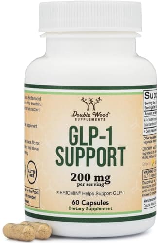 GLP-1 Supplement - Clinically Studied Bioflavonoid Extract to Help Support Natural GLP 1 Levels and Promote Gut Health (200mg, 30 Servings) Std to 70% Eriocitrin and 5% Hesperidin by Double Wood