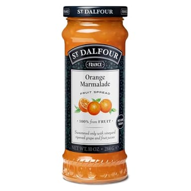St. Dalfour Orange Marmalade Fruit Spread - 10oz - 100% from Fruit, No Artificial Ingredients, Non-GMO, No Cane Sugars, All Natural