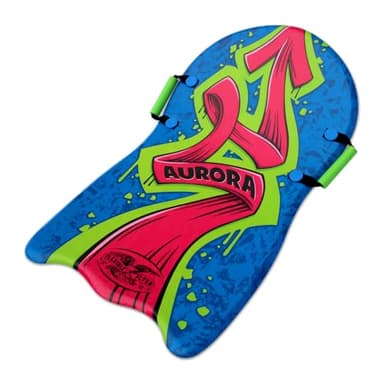 Flexible Flyer Aurora Foam Sled for Kids and Adults - 36" Snow Sled, 1 Person Winter Toboggan Slider with Handles, Extremely Lightweight, for Ages 5 & Up