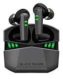 Black Shark Wireless Earbuds with 35ms Ultra-Low Latency, Gaming Bluetooth Earbuds with Premium Sound, Bluetooth 5.2, 10mm Drivers, 4 Hyperclear Mics, IPX5 Waterproof, 20H Play Time, Comfort Fit