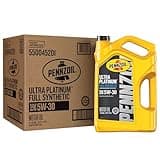 Pennzoil Ultra Platinum Full Synthetic 5W-30 Motor Oil, 5 Quart (3 Pack)