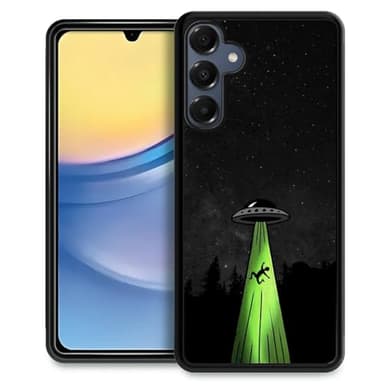 TnXee Compatible with Samsung Galaxy A16 Case,Alien Ship Anti-Skid and Shockproof Protective Case for Women/Men,Soft Silicone Rubber+Hard PC Back Cover Compatible with Samsung Galaxy A16