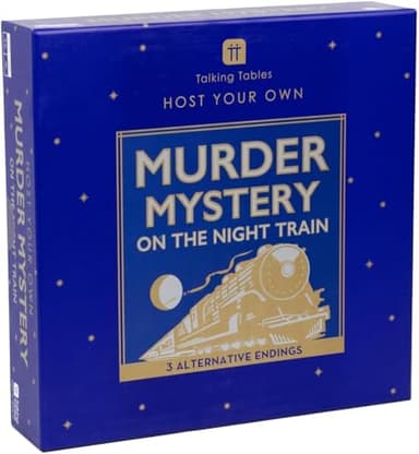 Talking Tables Reusable Murder Mystery on The Train Game Kit | Host Your Own Games Night | Orient Express 1930s Themed Dinner Party | 3 Alternative Endings | Fancy Dress Up | After Dinner