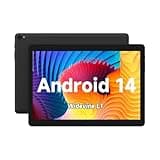 COOPERS Tablet 10 inch Android Tablets, Android 14 Tablet Quad Core Processor 32GB Storage Tablet Computer, 6GB RAM, 8MP Camera, Long Battery Life Black