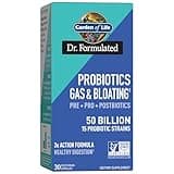 Garden of Life Dr Formulated Once Daily 3-in-1 Complete Prebiotics, Postbiotics & Probiotics for Women and Men - PRE + PRO + POSTBIOTIC Supplement for Gas & Bloating - 50 Billion CFU, 30 Day Supply