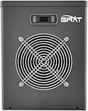 Swimming Pool Heat Pump for Above Ground or Underground Pool, 4.5KW Heating or Cooling, Electric, with Cold Plunge Tub, 12000BTU, Up to 9600 Gallons, 110-130V, 60Hz