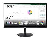 Acer CB272 Ebmiprx 27" FHD 1920 x 1080 Zero Frame Home Office Monitor | AMD FreeSync | 1ms VRB | 100Hz | 99% sRGB | Height Adjustable Stand with Swivel, Tilt & Pivot (Display Port, HDMI & VGA Ports)
