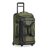 Briggs & Riley 27" Medium Upright Duffle - Checked Luggage for Travel, Suitcases with Wheels, Softside Rolling Bag for Men & Women, Self-Repairing Zipper - ZDX Collection, Hunter