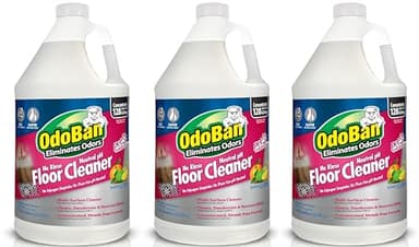 OdoBan Pet Solutions No Rinse Neutral pH Floor Cleaner Concentrate, Made in the USA, Splash O' Citrus Scent, 3 Gallons