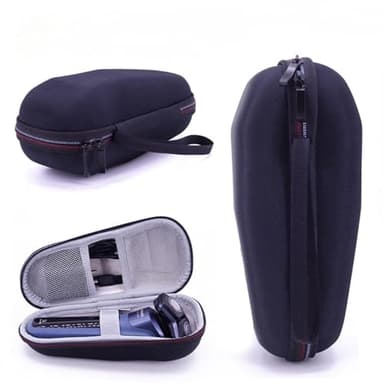 Fivoras Hard Storage Case Compatible with Philips Norelco Shaver 2100 2300 3500 6800 3100 5500 5100 5300 5700 6880 7100 - Travel Carry Electric Razor Hard Case 1 Pack - Black
