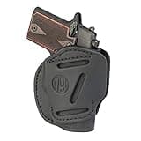 1791 GunLeather 3-Way P365 Holster - Ambidextrous OWB CCW Leather Gun Holster - Fits Sig Sauer P365, Ruger LCP 380, SW Bodyguard