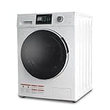 All-In-One Washer Dryer Combo 2.7 cu.ft, 24 inch Ventless 2-In-1 Washing Machine And Dryer Compact For Apartment Home Dorm RV, 26.7 LBS Load Clothes Washer With 16 Laundry Program