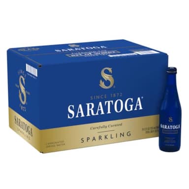 Saratoga Spring Water Sparkling Spring Water 24pk, 12 FZ
