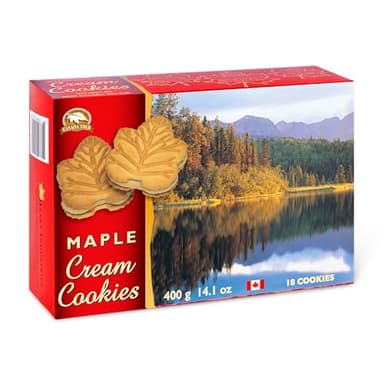 Canada True Premium Maple Cream Cookie with 100% Pure Maple Syrup - Product of Canada