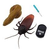Tipmant RC Cockroach Roach Remote Control Insect Car Realistic Animal Fake Electric Kids Prank Tricky Toy for Halloween Christmas