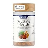 Snap Supplements Prostate Health Support Supplement, Saw Palmetto for Men Plus Stinging Nettle Root, Magnesium Citrate, Zinc and Plant Sterols, Supports Male Urinary Tract Health, 90 Capsules