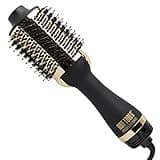 HOT TOOLS 24K Gold One-Step Hair Dryer and Volumizer | Style and Dry Quickly with Less Frizz, Professional Blowout with Ease for Shiner, Healthier-Looking Hair