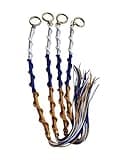 Tassels/Tzitzit knots/Blue and white fringes/Religious Accessories/Traditional Garments/Handcrafted/Israel fringe/Hebrew man’s appeal/wools tzitzit/Torah attire/Tzitzit (White, Blue and Gold)