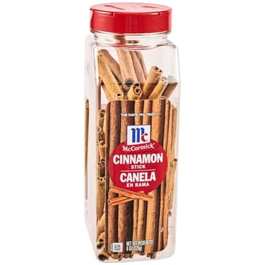 McCormick Cinnamon Sticks, Brings Rich Cinnamon Flavor and Warmth to Savory & Sweet Recipes, 8 oz